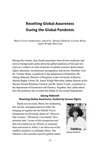 Resetting Global Awareness during the Global Pandemic