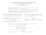 (l+1)-point boundary value problems for ordinary differential equations, a type of global uniqueness of solutions condition