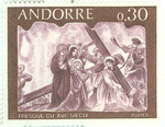 Christ carrying the Cross – 16th Frescoe in La Maison des Vallées