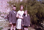 Gilberte and her sons, 1960