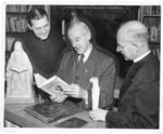 Fr. Hoelle, Frank Duff and Fr. Leimkuhler, 1956