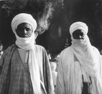 Muslim pilgrims at the Lourdes Grotto, 1958