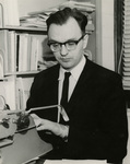 Bro. Bill Fackovec in the Marian Library, circa 1965