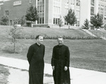 Fr. Laurentin and Fr. Kelley at the University of Dayton, circa 1970