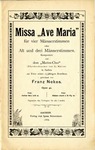 Missa Ave Maria by Franz Nekes