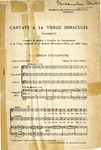 Cantate a la Vierge Immaculée by Paul Vidal and Paul Rey