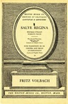 Salve Regina by Fritz Volbach