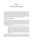 Chapter I — On Theories of Modernization