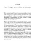 Chapter II — Survey of Ethiopia’s Survival: Definition and Controversies