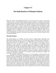 Chapter VI —The Radicalization of Ethiopian Students