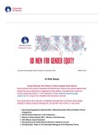 UD Men for Gender Equity Newsletter, March 2021 by University of Dayton. Women's Center