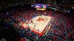 Background Image: View inside UD Arena during a Men's Basketball Game by University of Dayton