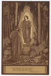Postcard image of Dante and Beatrice from Chapter 2 of Dante's Inferno by Ezio Anichini