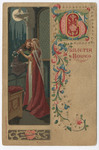Postcard image of "Iulietta e Romeo," or "Romeo and Juliet" by Ezio Anichini