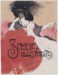 Anichini illustration of woman wearing hat, on cover of Scena Illustrata, Anno XLVI, N. 253 by Ezio Anichini