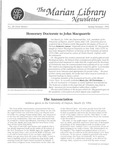 The Marian Library Newsletter: Issue No. 28 by University of Dayton. Marian Library