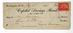 Bank Check: Paul Laurence Dunbar to M.J. Dunbar by Ohio History Connection