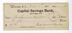 Bank Check: Paul Laurence Dunbar to Self by Ohio History Connection