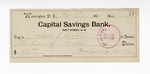 Bank Check: Paul Laurence Dunbar to Robert S. Burton by Ohio History Connection