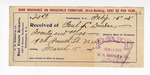 Receipt for Rent: 1934 4th St. NW by Ohio History Connection