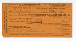 Gas Bill: Washington Gas-Light Co. by Ohio History Connection