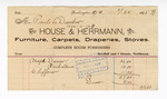 Receipt from House & Herrmann by Ohio History Connection
