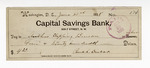 Bank Check: Paul Laurence Dunbar to Authors' Clipping Bureau by Ohio History Connection