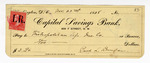 Bank Check: Paul Laurence Dunbar to Metropolitan Life Insurance Co. by Ohio History Connection