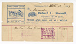 Receipt from Richard L. Stonnell, Wholesale Fuel Dealer by Ohio History Connection