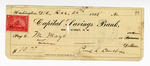 Bank Check: Paul Laurence Dunbar to M. Mazo (?) by Ohio History Connection