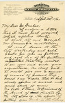 Letter: H.A. Tobey, M.D., to Paul Laurence Dunbar, Page 1 of 3 by Ohio History Connection and H. A. Tobey