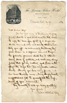 Letter: James Whitcomb Riley to Paul Laurence Dunbar by Ohio History Connection and James Whitcomb Riley