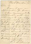 Letter: Belva A. Lockwood to "Sir" by Ohio History Connection and Belva A. Lockwood