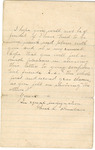 Letter: Paul Laurence Dunbar to Miss Coons, Page 4 of 4 by Ohio History Connection and Paul Laurence Dunbar