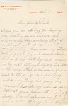Letter: Eugenia Griffin to Paul Laurence Dunbar, Page 1 of 3 by Ohio History Connection and Eugenia Griffin