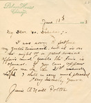 Letter: Jennie O'Neill Potter to Paul Laurence Dunbar by Ohio History Connection and Jennie O'Neill Potter