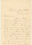 Letter: Rebekah Baldwin to Paul Laurence Dunbar: Page 1 of 5 by Ohio History Connection and Rebekah Baldwin