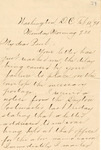 Letter: Rebekah Baldwin to Paul Laurence Dunbar: Page 1 of 3 by Ohio History Connection and Rebekah Baldwin