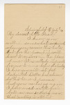 Letter: Cad Bayless to Paul Laurence Dunbar, Page 1 of 2 by Ohio History Connection and Cad Bayless