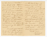 Letter: Rebekah Baldwin to Paul Laurence Dunbar, Page 6 and Page 7 of 7 by Ohio History Connection and Rebekah Baldwin