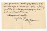 Letter: Alexander Crummell to Paul Laurence Dunbar, Page 3 of 3 by Ohio History Connection and Alexander Crummell