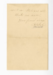 Letter: Rebekah Baldwin to Paul Laurence Dunbar, Page 9 of 9 by Ohio History Connection and Rebekah Baldwin
