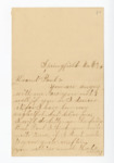 Letter: Carrie O. Boylen [?] to Paul Laurence Dunbar, Page 1 of 4 by Carrie O. Boylen and Ohio History Connection