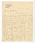 Letter: C.A. Thatcher to Paul Laurence Dunbar, Page 1 of 3 by Charles A. Thatcher and Ohio History Connection