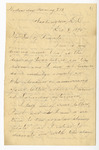 Letter: Rebekah Baldwin to Paul Laurence Dunbar, Page 1 of 6 by Rebekah Baldwin and Ohio History Connection