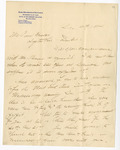 Letter: C.A. Thatcher to Paul Laurence Dunbar, Page 1 of 2 by C. A. Thatcher and Ohio History Connection