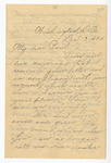 Letter: Rebekah Baldwin to Paul Laurence Dunbar, Page 1 of 8 by Rebekah Baldwin and Ohio History Connection