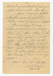 Letter: Rebekah Baldwin to Paul Laurence Dunbar, Page 8 of 8 by Rebekah Baldwin and Ohio History Connection