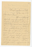 Letter: Rebekah Baldwin to Paul Laurence Dunbar, Page 1 of 2 by Rebekah Baldwin and Ohio History Connection