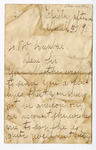 Letter: Maud Clark to Paul Laurence Dunbar, Page 1 of 3 by Ohio History Connection and Maud Clark